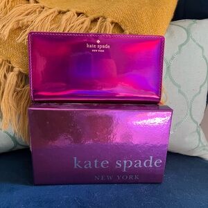 Kate spade new york Rainer Lane Lacey Metallic Wallet Purple